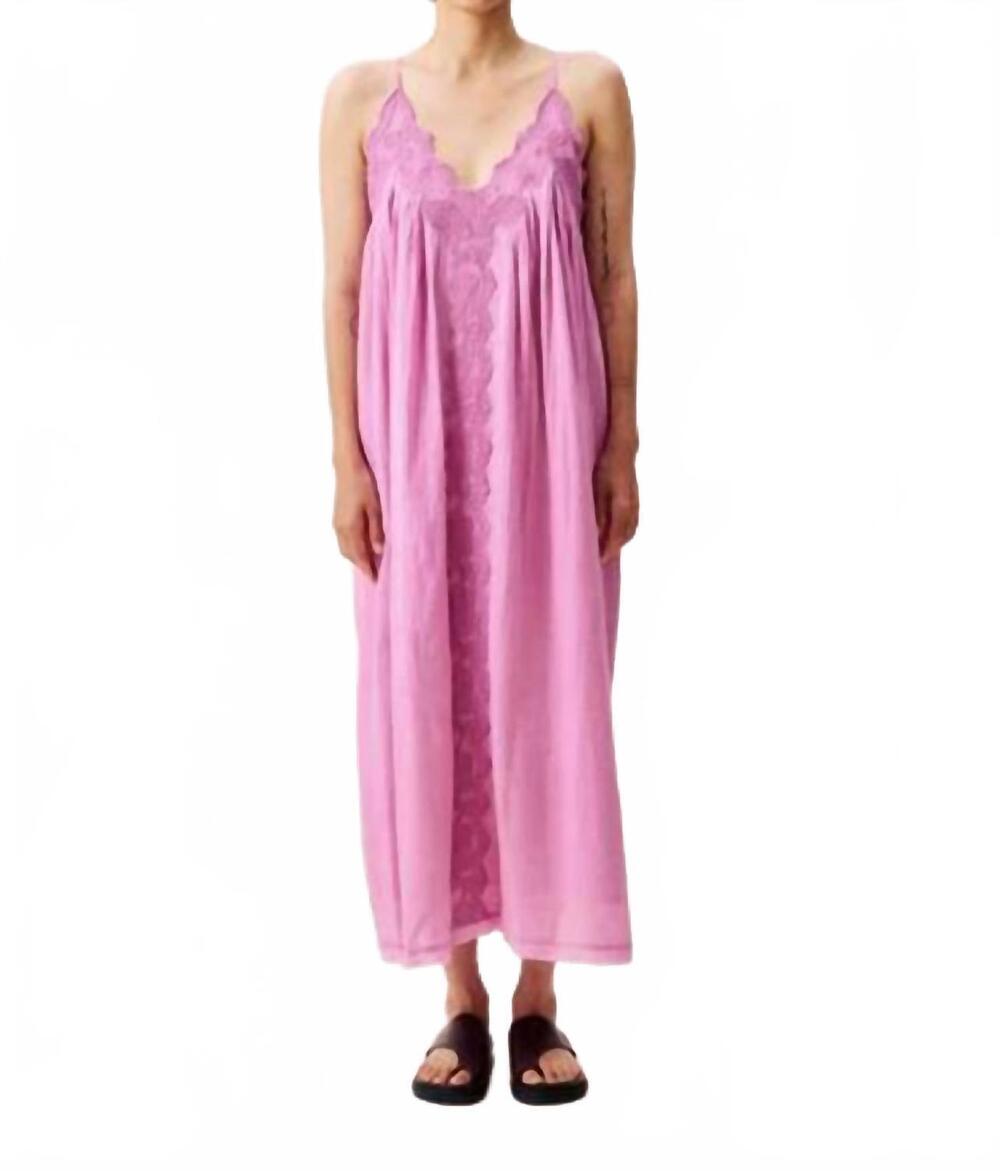 NEW FRNCH violin midi dress in violine